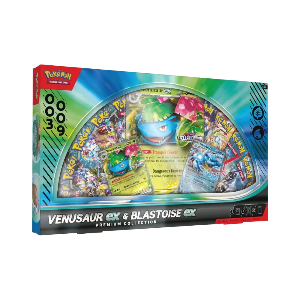 Venusaur ex & Blastoise ex Premium Collection - Miscellaneous Cards & Products (MCAP)
