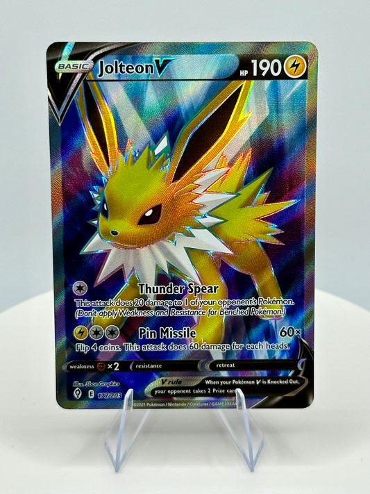 Jolteon V (Full Art) - SWSH07: Evolving Skies (SWSH07)