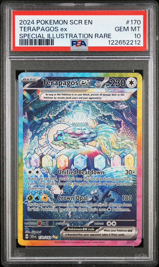 PSA 10 Terapagos ex #170 - Stellar Crown