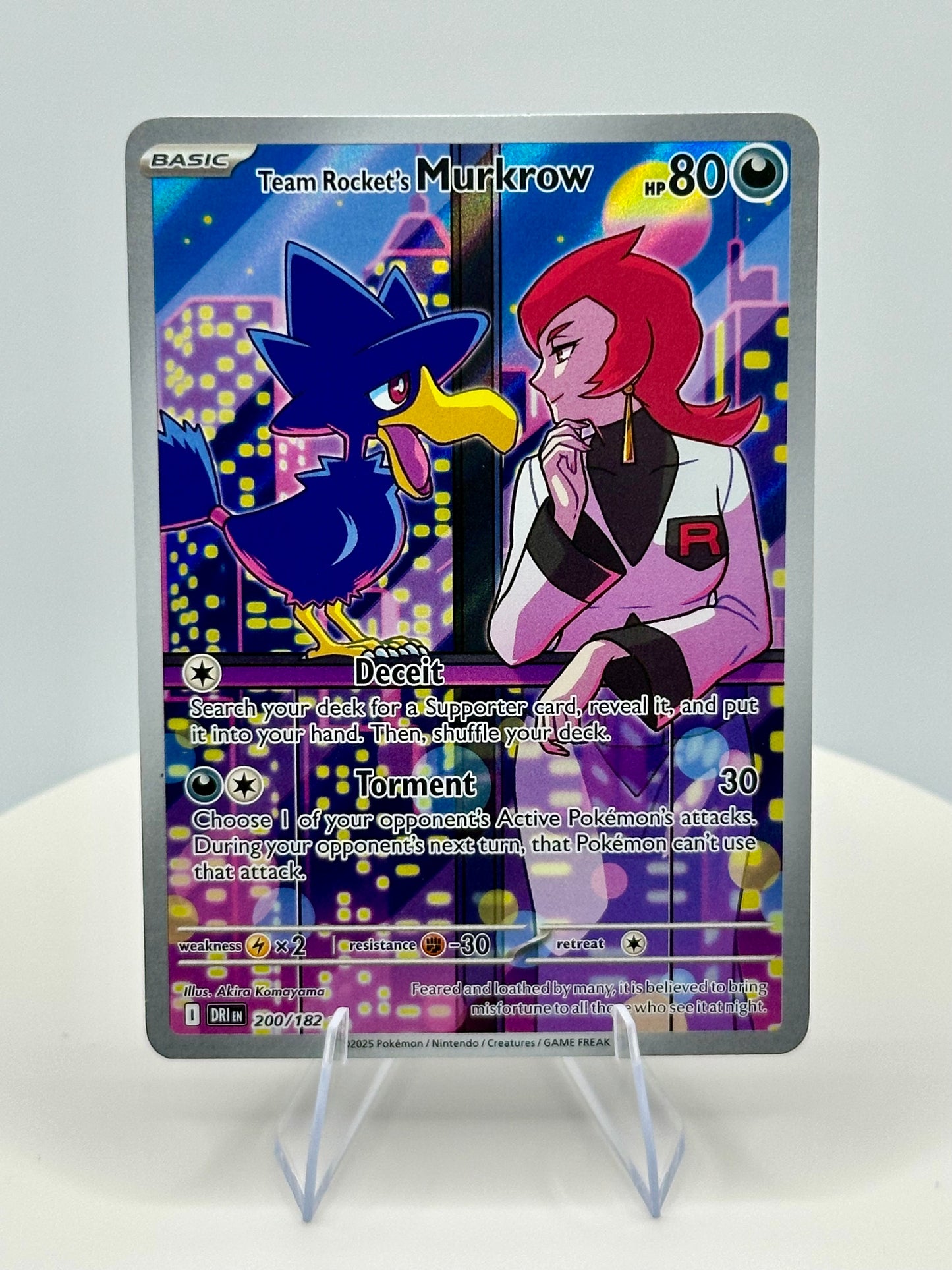 Team Rocket's Murkrow - 200/182 - SV10: Destined Rivals (DRI)