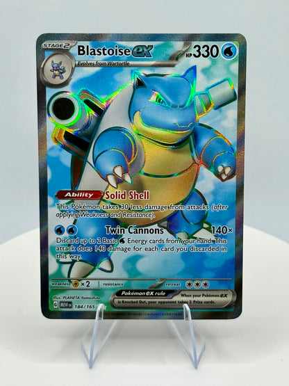 Blastoise ex - 184/165 - SV: Scarlet & Violet 151 (MEW)