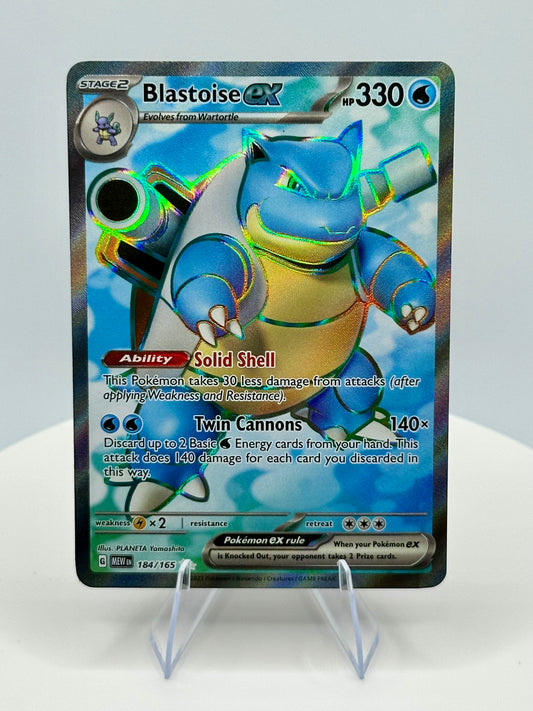 Blastoise ex - 184/165 - SV: Scarlet & Violet 151 (MEW)