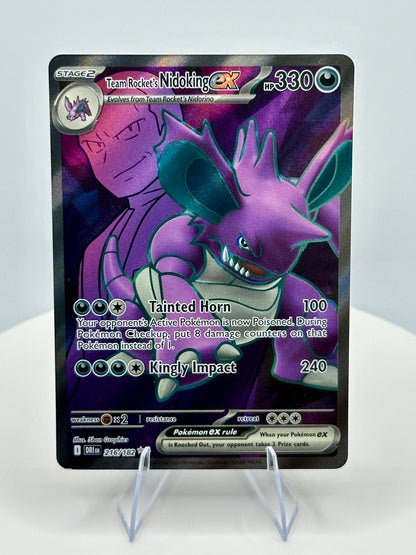 Team Rocket's Nidoking ex - 216/182 - SV10: Destined Rivals (DRI)