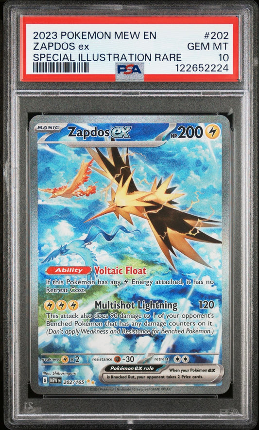 Zapdos ex - 202/165 - SV: Scarlet & Violet 151 (MEW)